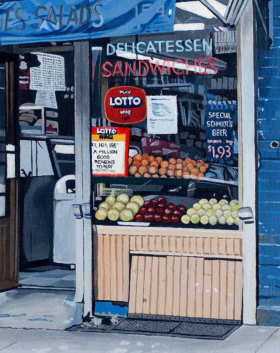 V und M Delicatessen (Fotorealismus), Painting, von Charles Ford