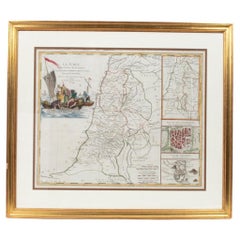 Charles Francois Delamarche Antique Map, "La Judée Depuis Le Retour."