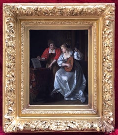 Antique The Lute Player