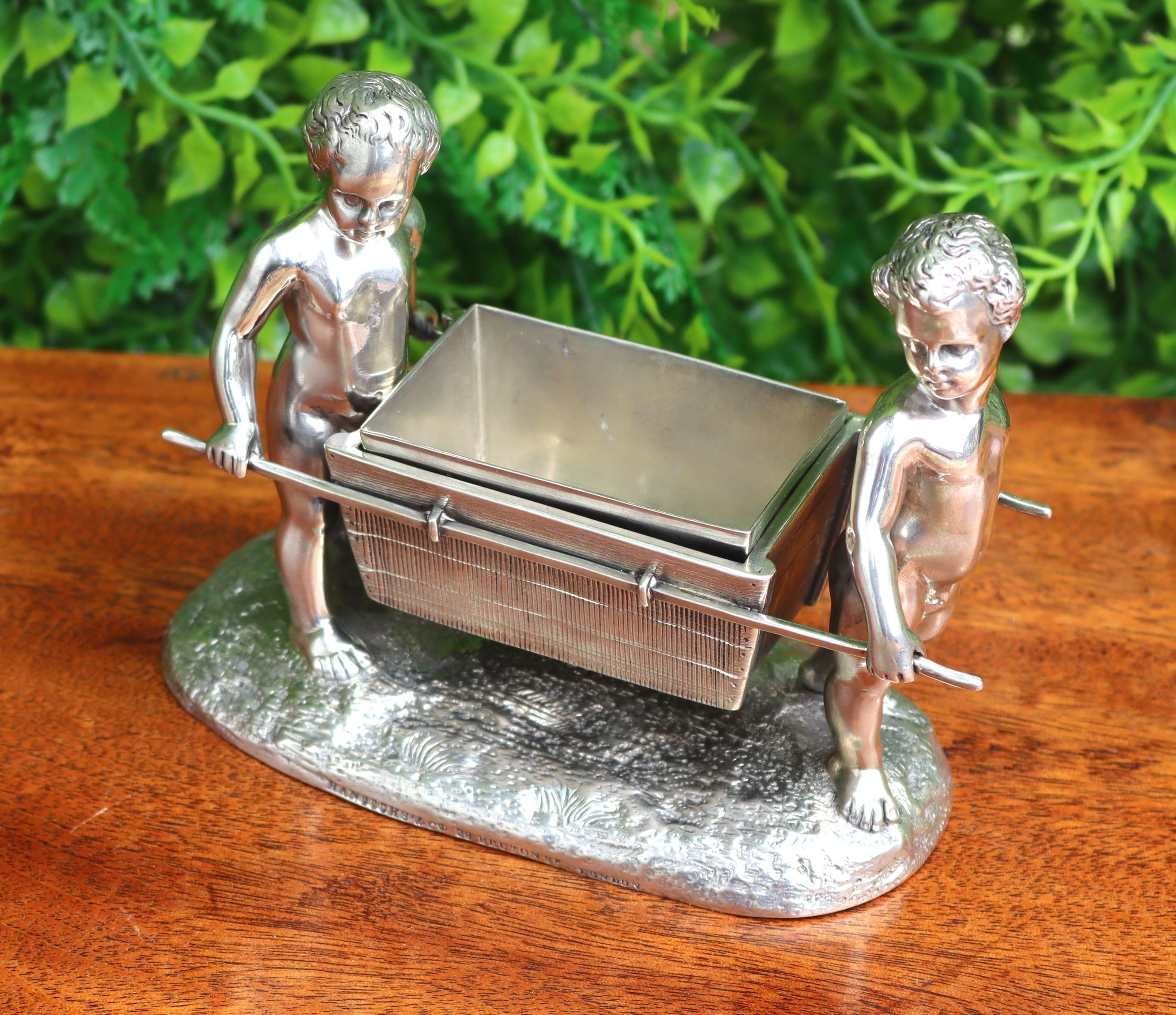 Charles Frederick Hancock Sal victoriana de plata de ley Victoriano en venta