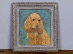 Charles Frederick Sitzler 1954 Portrait of “Penny” English Cocker Spaniel
