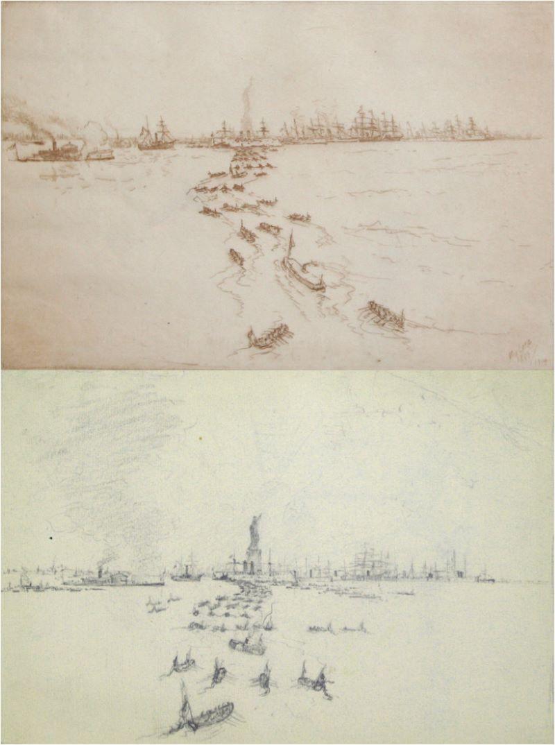 Charles Frederick William Mielatz Landscape Print - Ericsson's Day, No. 1.