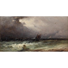 Charles Frederick Williams (Attributed), At The Beach Off The Isle Of Wight