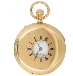 Charles Frodsham Rare 18ctGold Hunter Keyless Lever Minute Repeater Pocket Watch