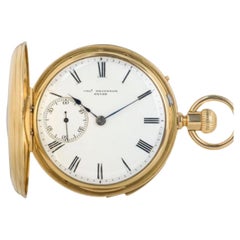 Charles Frodsham Rare 18ctGold Hunter Keyless Lever Minute Repeater Pocket Watch