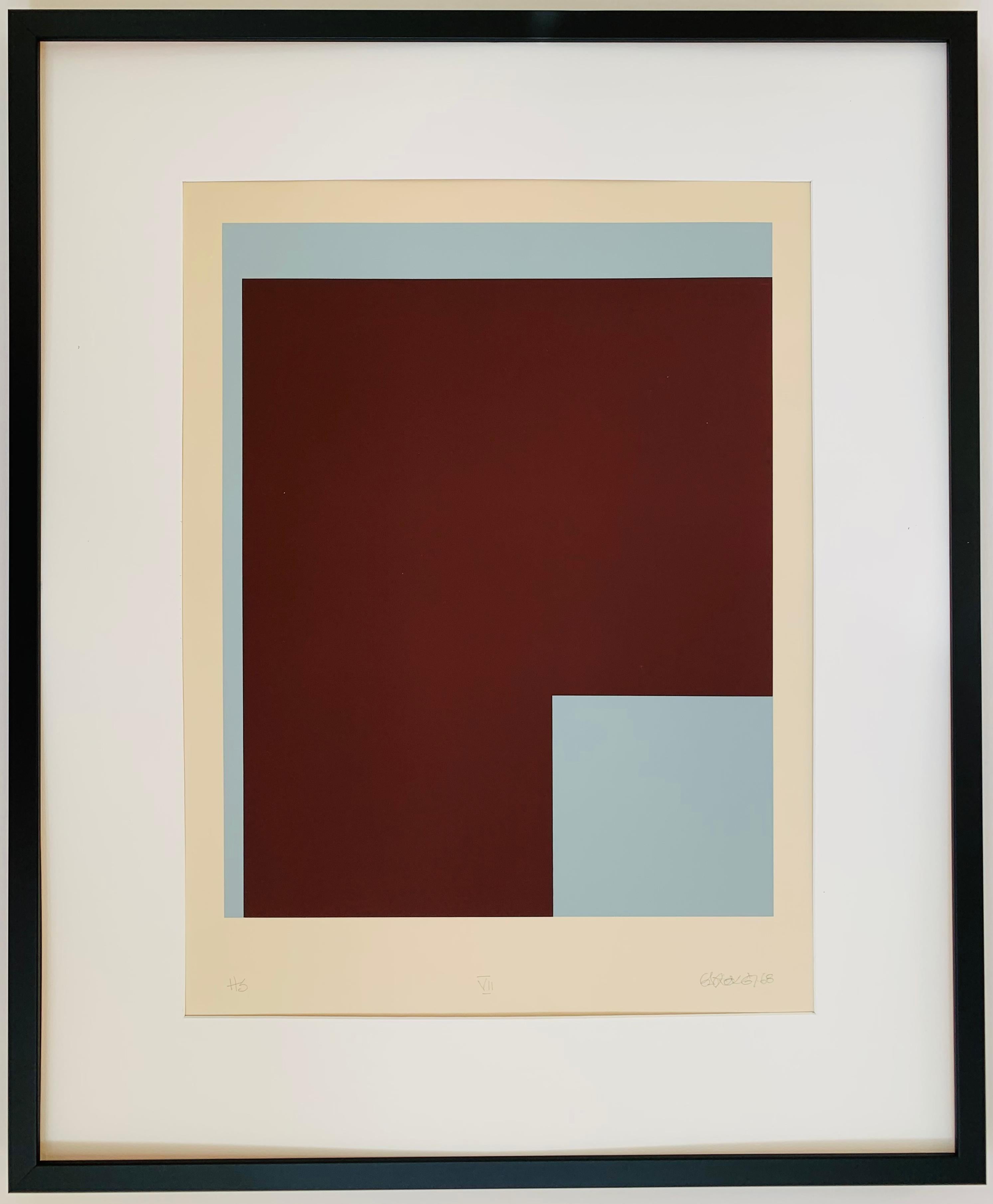 Die Farbe der Zeit und das Klang des Raums, Druck VII – Print von Charles Gagnon