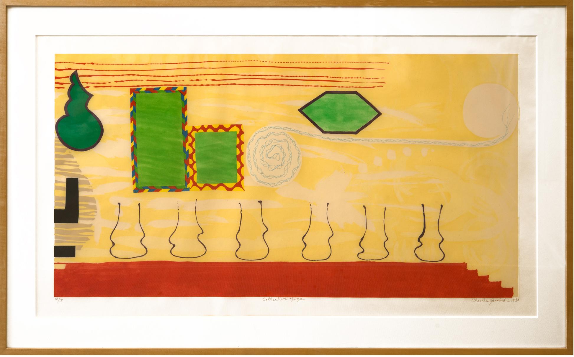 Abstract Print di Charles Garabedian - Fuga culturale - Logica collettiva