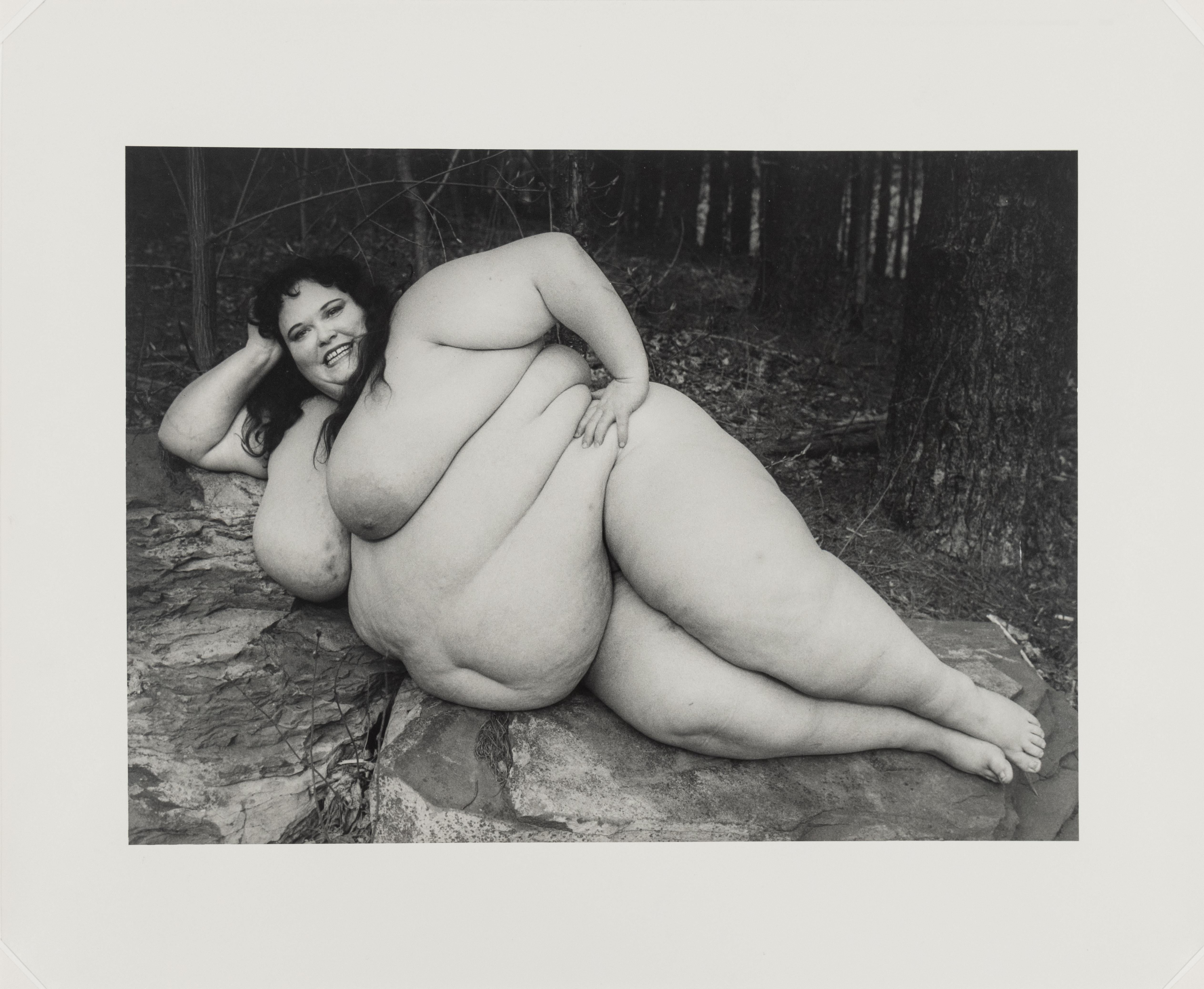 Female nude in woods, Black and white Portrait Photography by Charles Gatewood For Sale 2