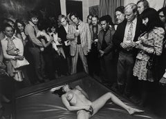 Untitled (Nude Woman Performing on Floor) photograph by Charles Gatewood