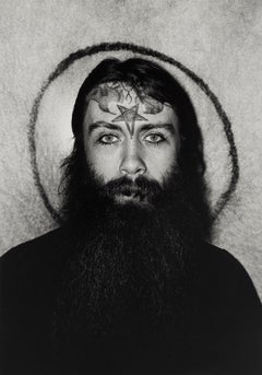Untitled (Tattooed Man with Star on Forehead), Charles Gatewood Photography