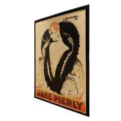 Charles Gesmar Poster original de Jane Pierly:: 1925 'Signé'