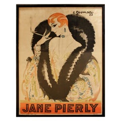 Charles Gesmar Original Jane Pierly Poster, 1925 'Signed'
