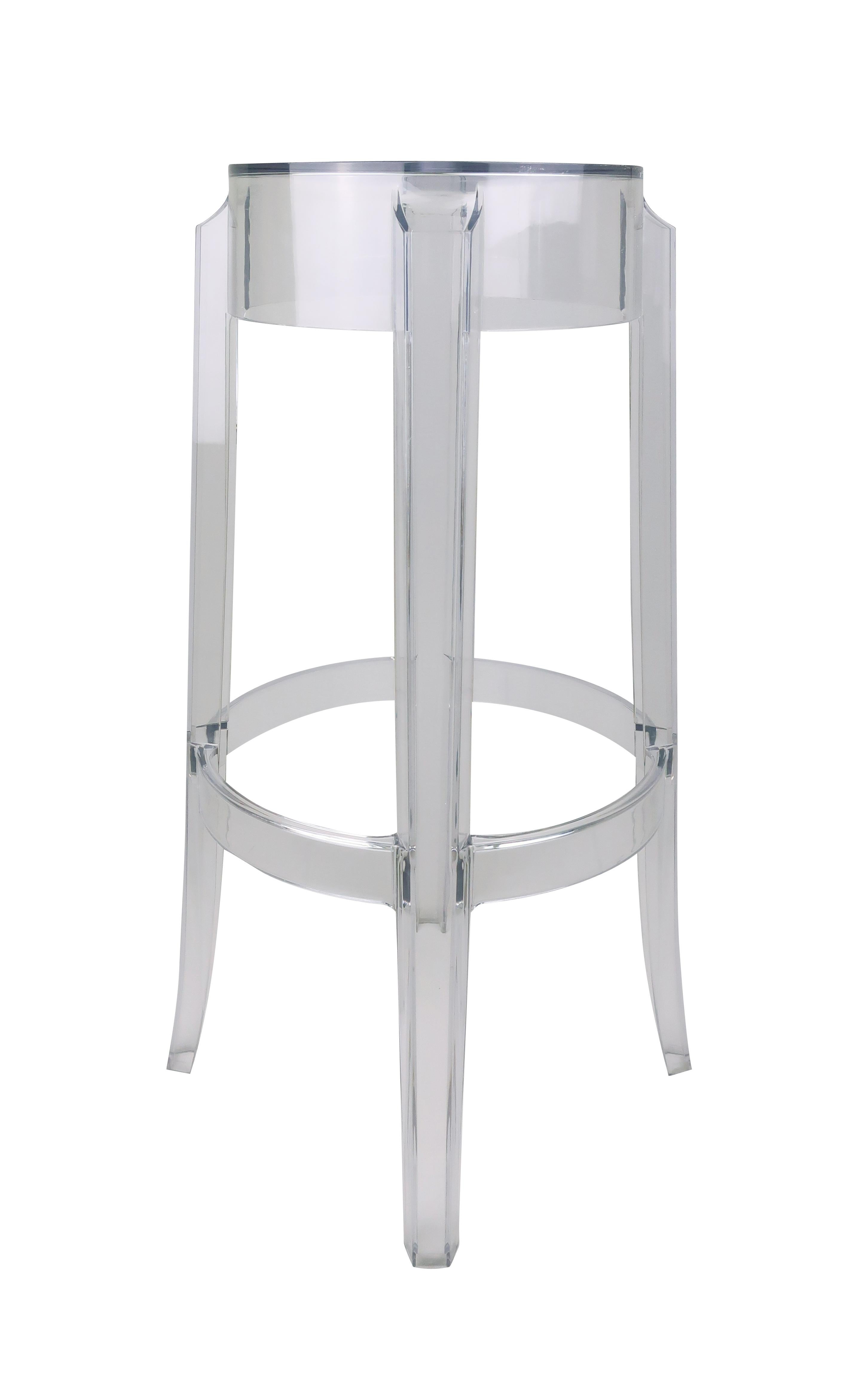 Charles Ghost Stool by Philippe Starck for Kartell at 1stDibs kartell ghost stool