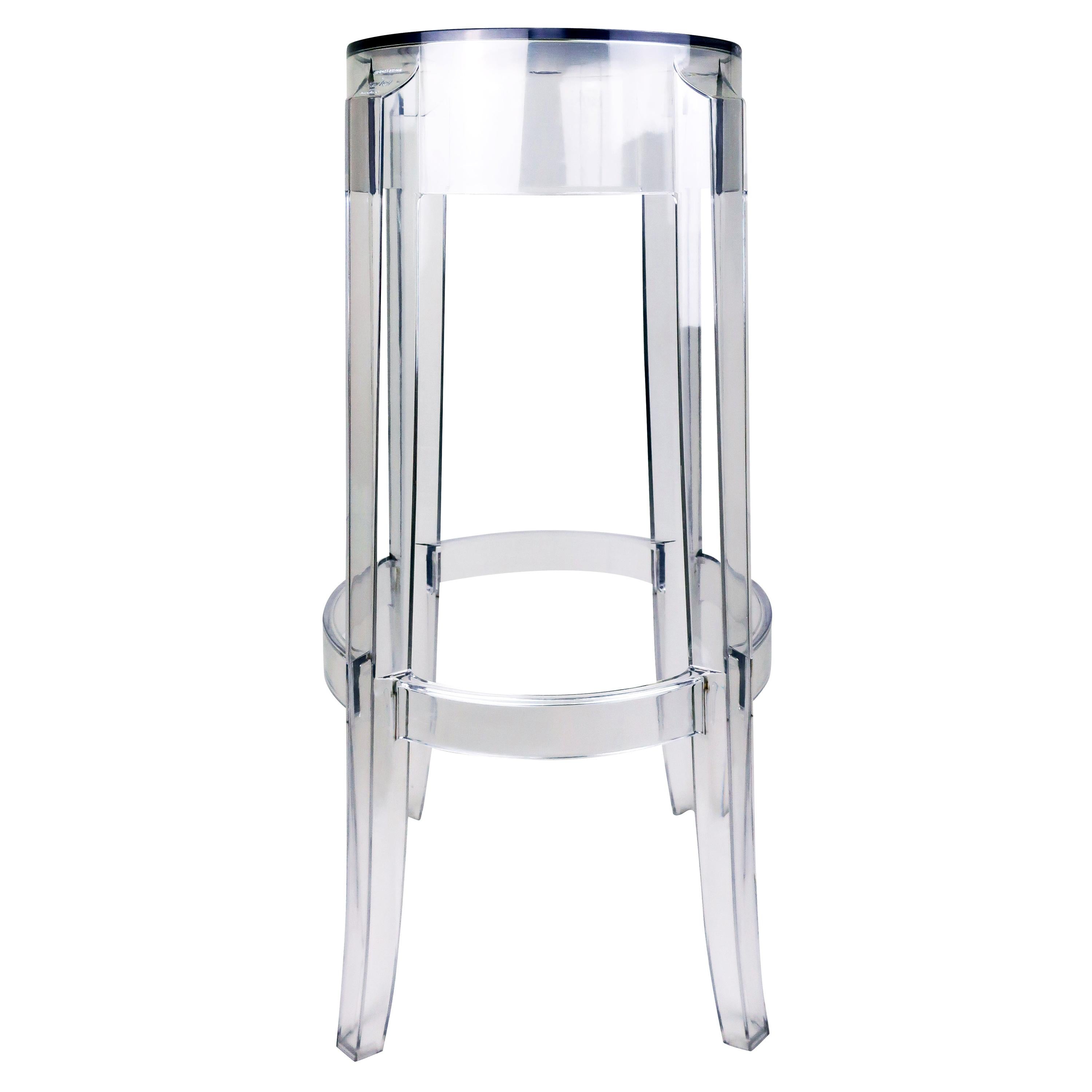 Charles Ghost Stool by Philippe Starck for Kartell at 1stDibs kartell ghost stool