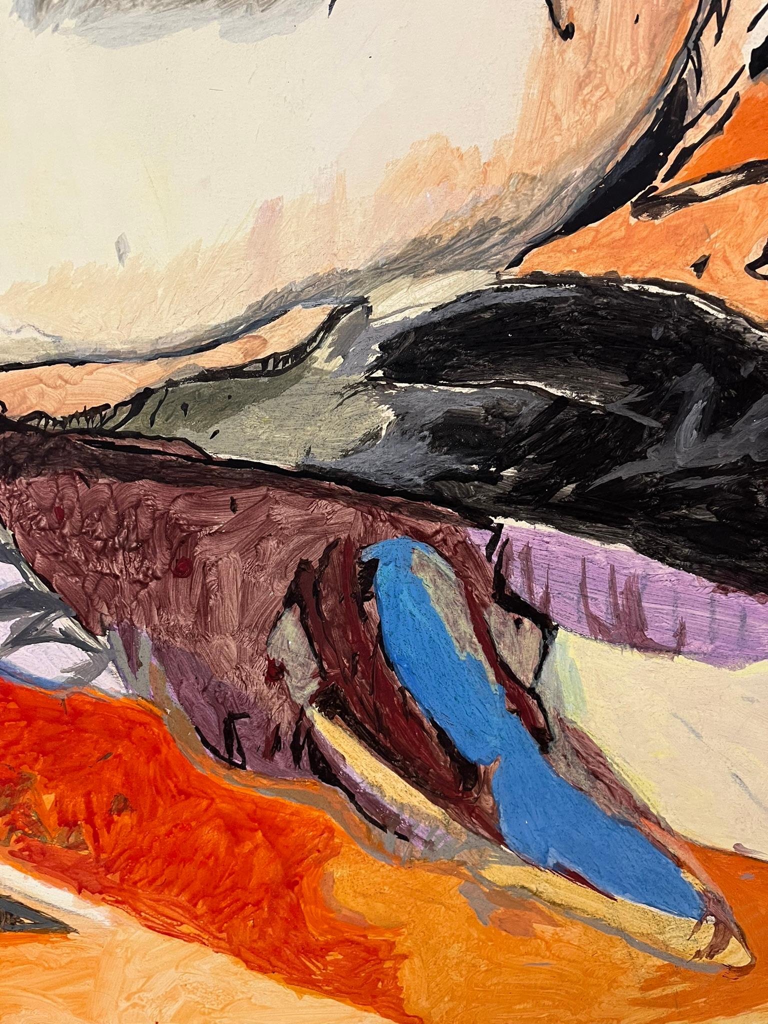 Vols aimés, Arapongas, oil on canvas, 1984, 146 x 104 cm, signed and dated For Sale 2