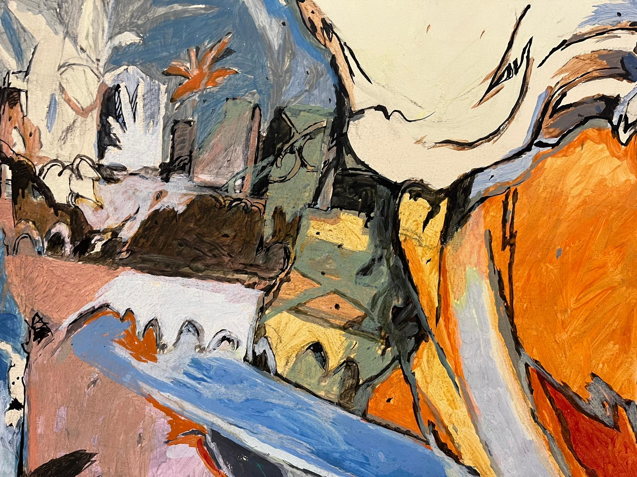 Vols aimés, Arapongas, oil on canvas, 1984, 146 x 104 cm, signed and dated For Sale 4
