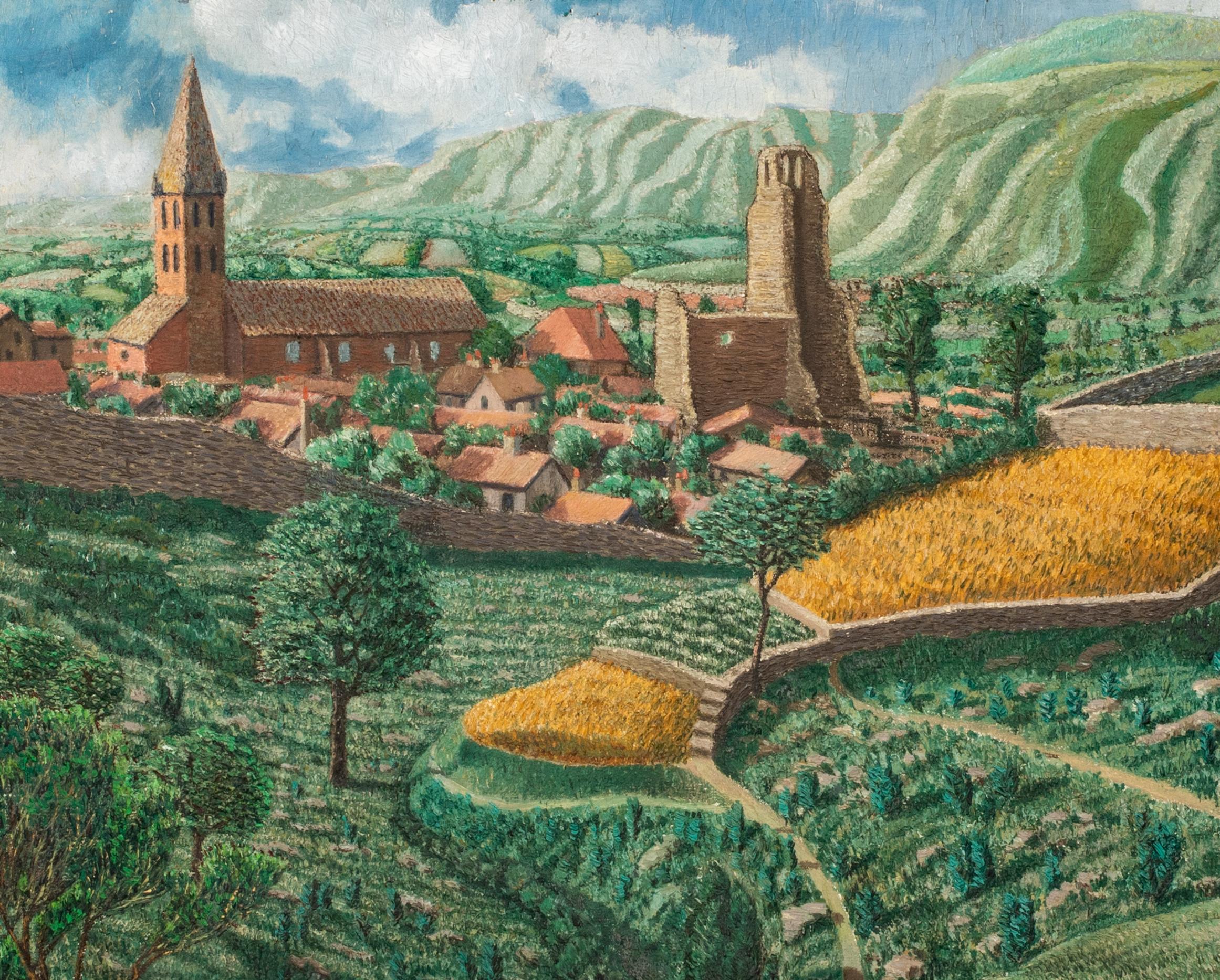 View Of A French Town, early 20th Century   Charles GINNER (1878-1952)   For Sale 3