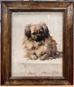 Portrait of a Pekingese Dog: Property of Bram Stoker