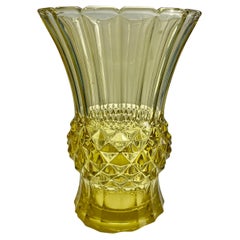 Charles Graffart  Vase Luxval du Val Saint Lambert, modèle Baden  Art déco