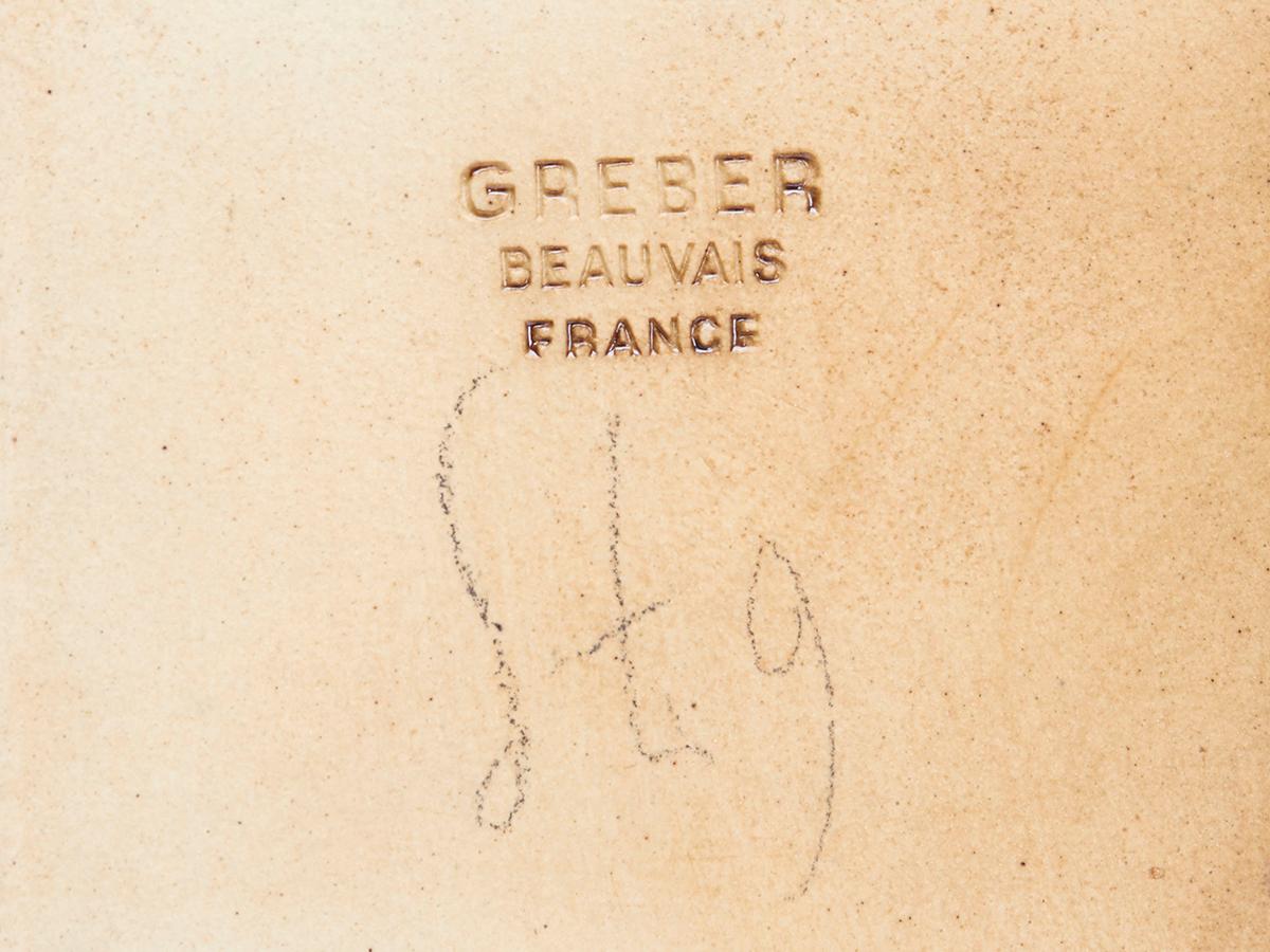 Plat en grès lustré français cuit à haute température par Charles Greber, 1899-1933 en vente 3