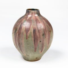 Jarrón de gres francés firmado por Charles Greber