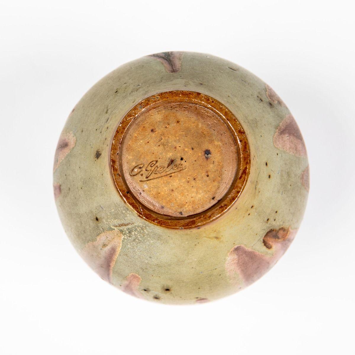 Vase français en grès signé Charles Greber Bon état - En vente à Kastrup, DK