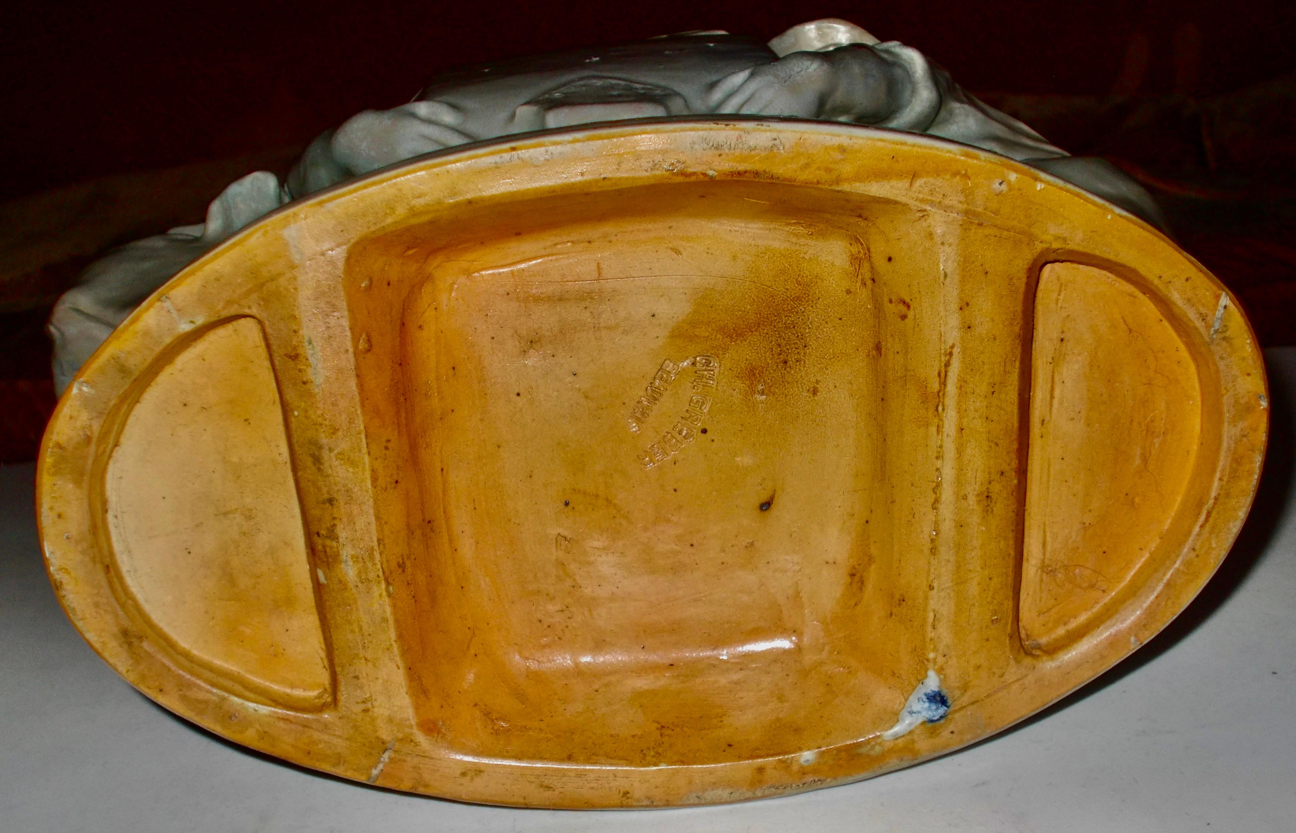 Charles Greber Stoneware Figural Vase For Sale 1