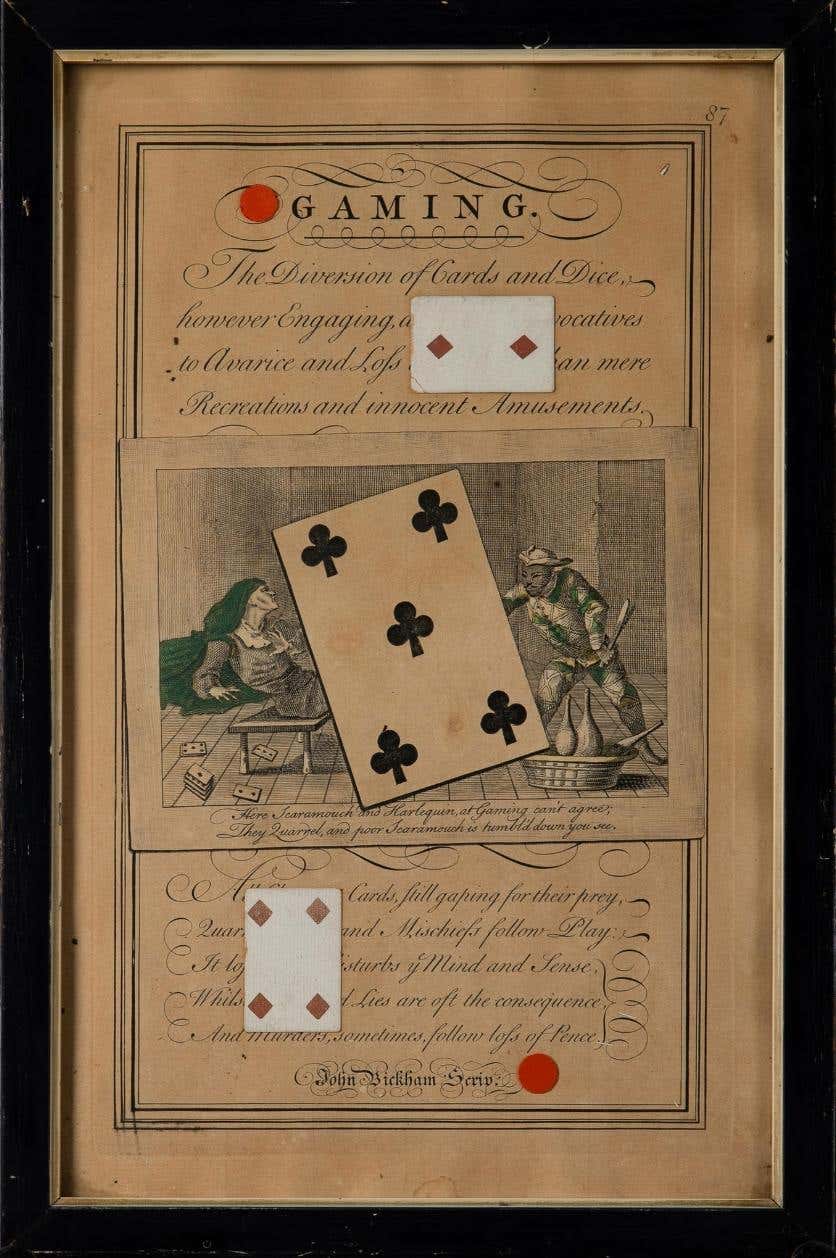 "Montage (Gaming)" Charles Green Shaw, Playing Cards Collage, Games