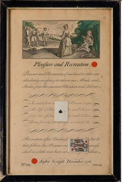 "Pleasure and Recreation" Charles Green Shaw, Playing Cards Collage, Games