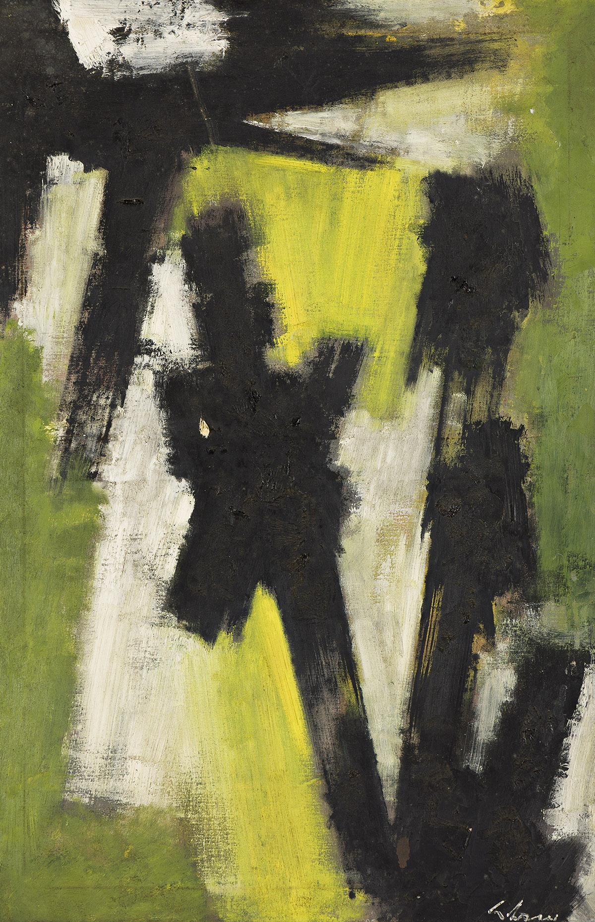 Charles Green Shaw Abstract Painting - Breakthrough