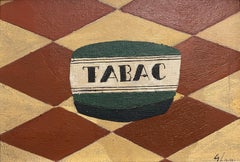 "Tabac" Charles Green Shaw, Tobacco, Smoking, Park Ave Cubist, AAA