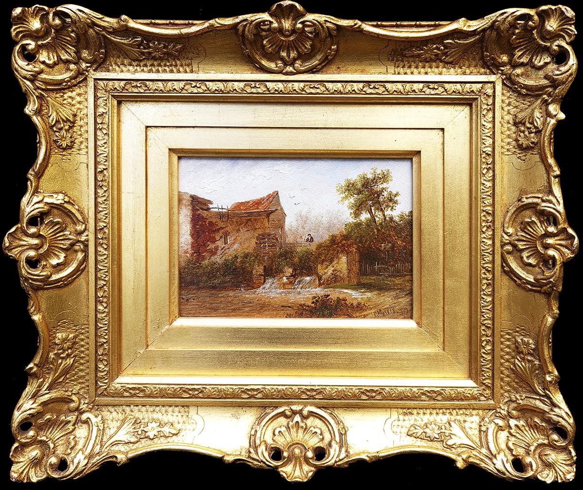 Morning Light, Midday and Evening (Set von 3) (Grau), Landscape Painting, von Charles Greville Morris