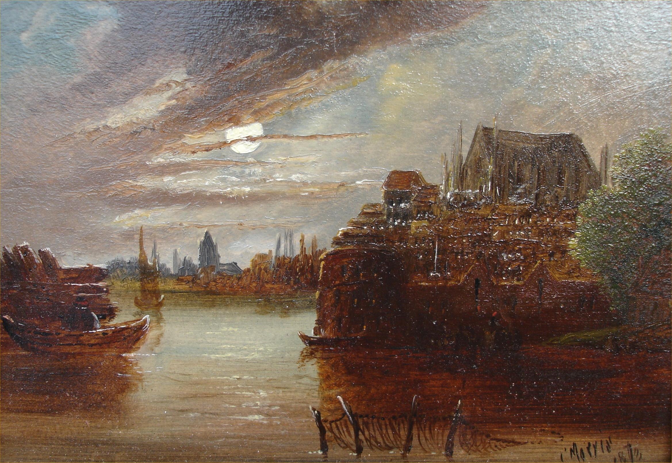Morning Light, Midday and Evening (Set von 3) – Painting von Charles Greville Morris
