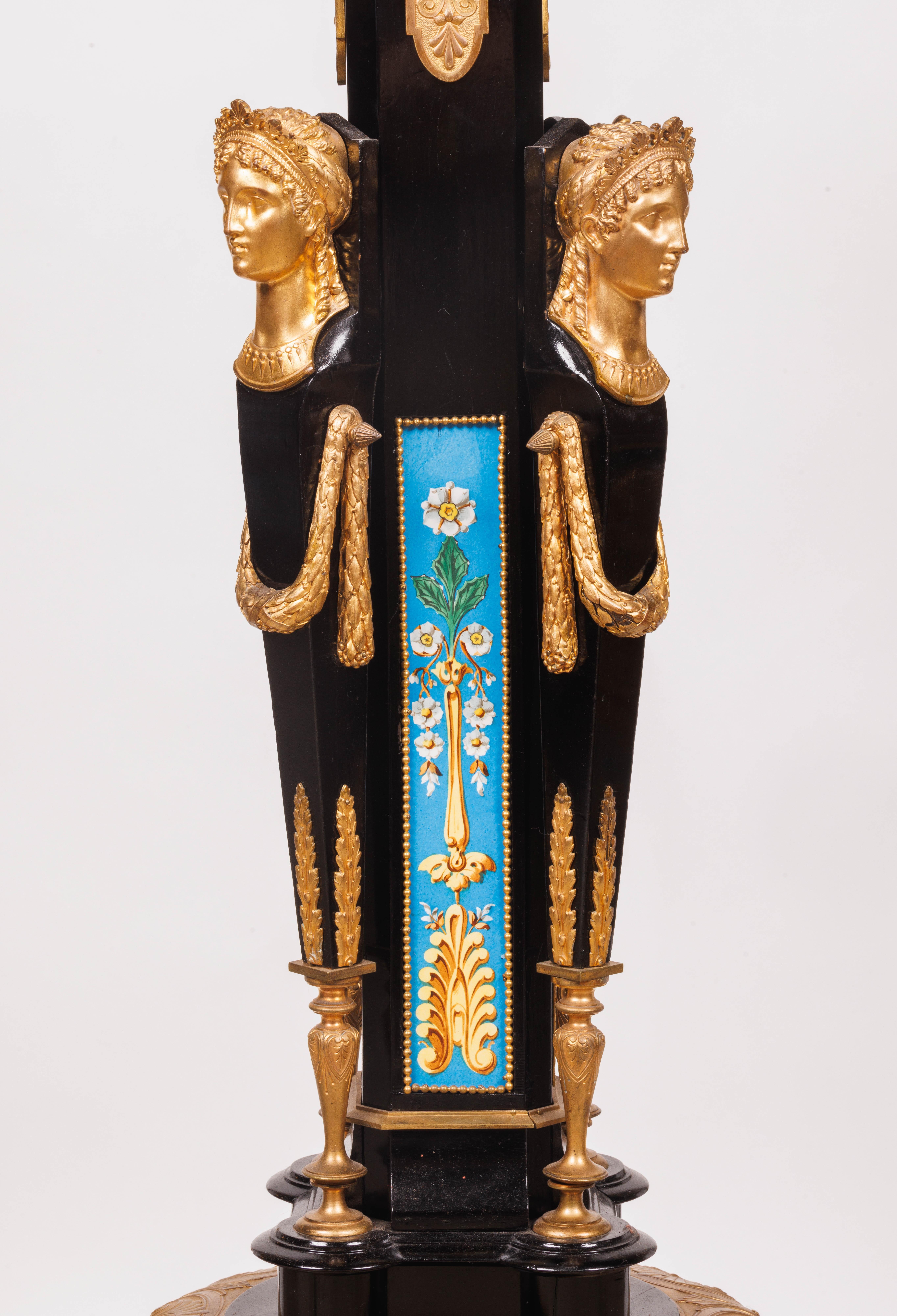 Charles Charles Diehl e Jean Brandely Museum Quality Neo-Grec Torchères, 1870 in vendita 11