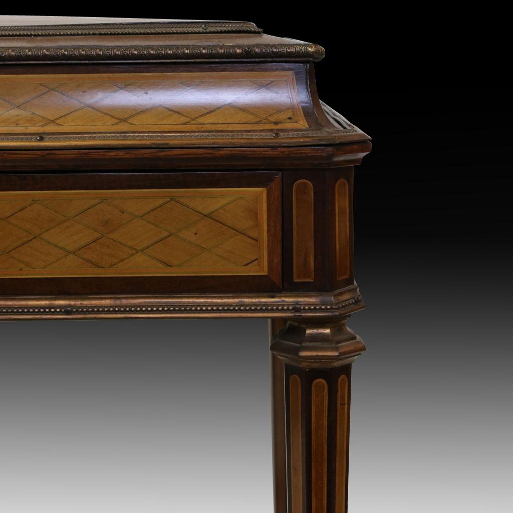 Napoleon III Charles-Guillaume Diehl 19th Century French Satinwood Dressing Table For Sale