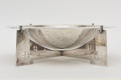 Charles Gwathmey, Robert Siegel, Vintage Swid Powell Silver Plate Courtney Bowl