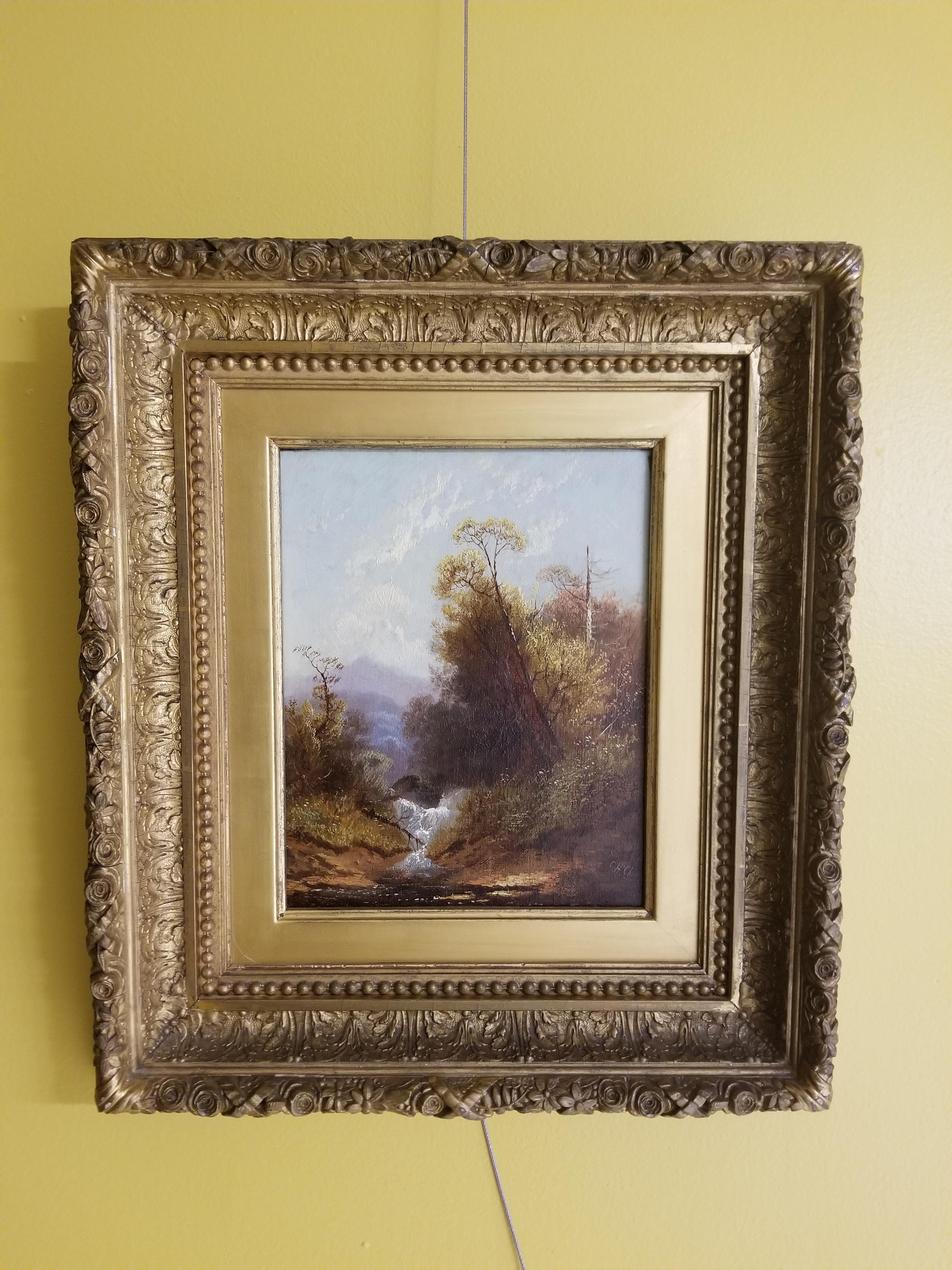 Adirondack Landscape - Painting by Charles H. Chapin