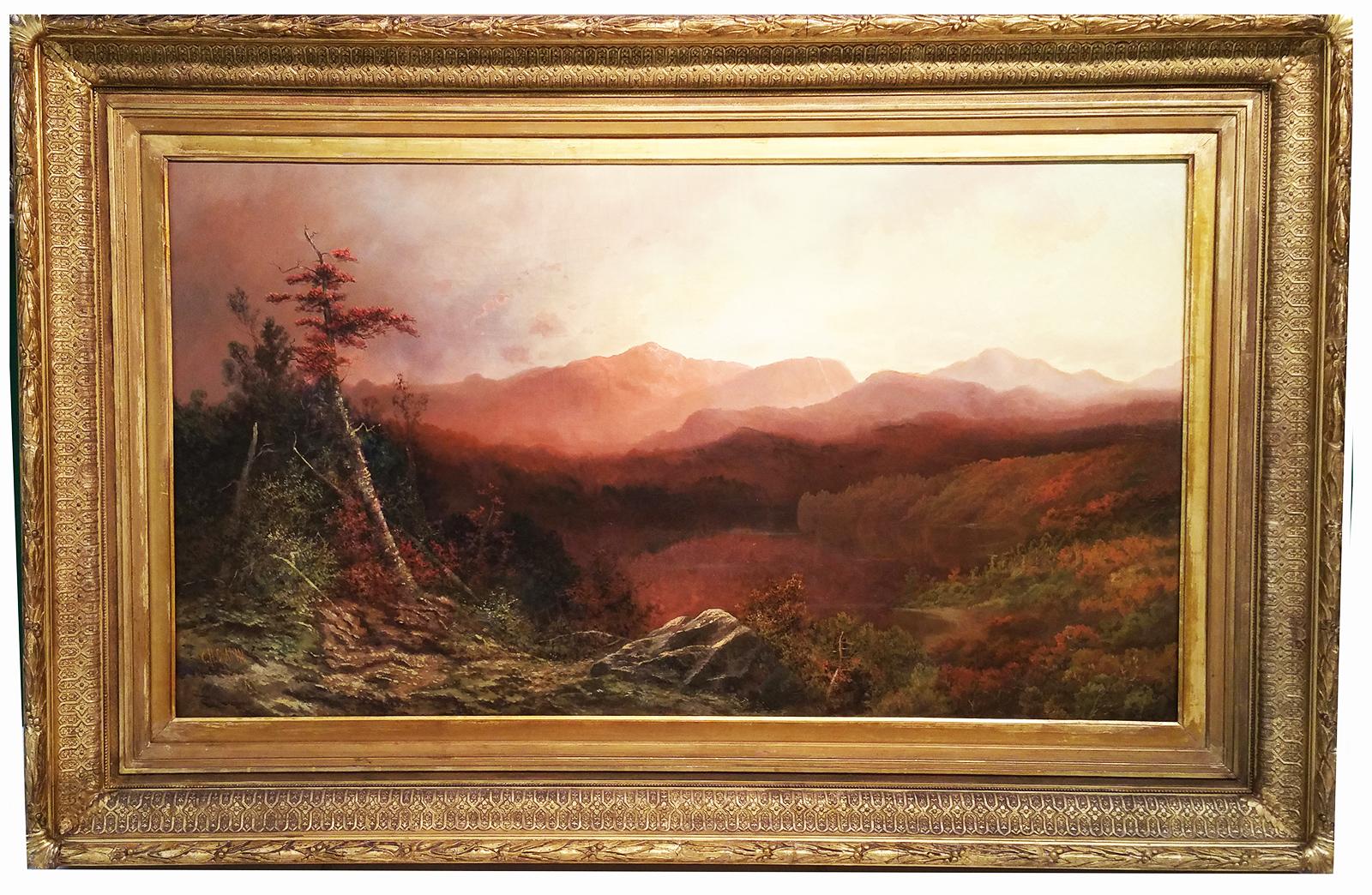 Hohe Gipfel in den Adriondacks – Painting von Charles H. Chapin