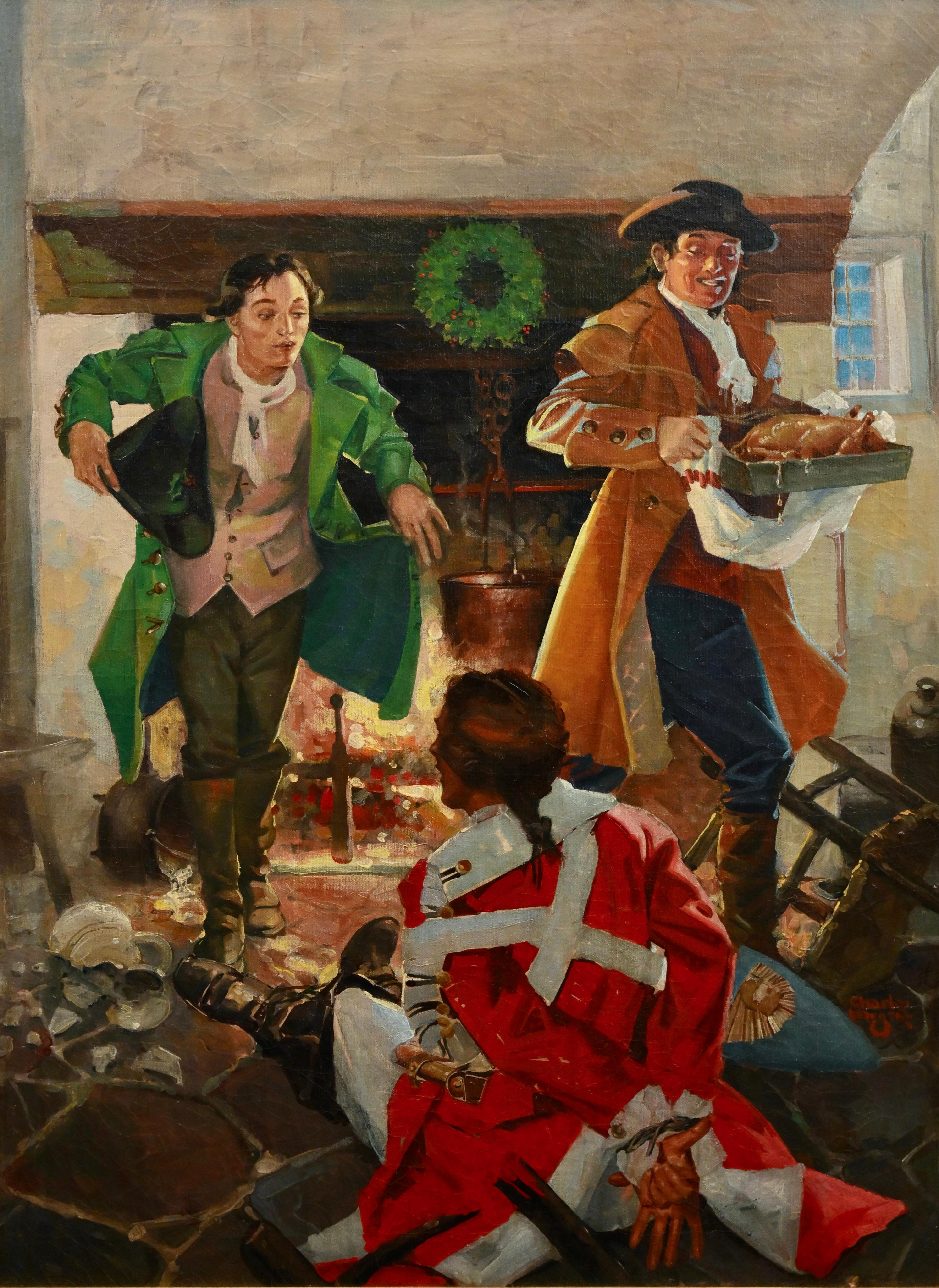 Der Truthahn wird serviert