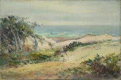 Carmel by the Sea - Beach, California Coastline 1927 Oil on Linen