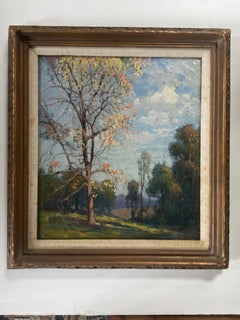 Amerikanischer Impressionist Landschaft, Charles Harold Davis zugeschrieben ca. 1920er Jahre