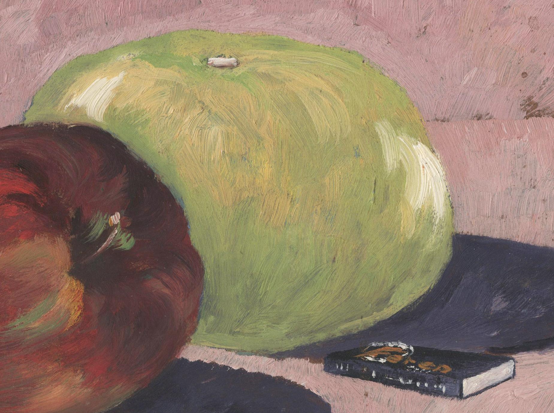 I frutti 2 - Still-Life Painting Marrone di Charles Harris AKA Beni Kosh