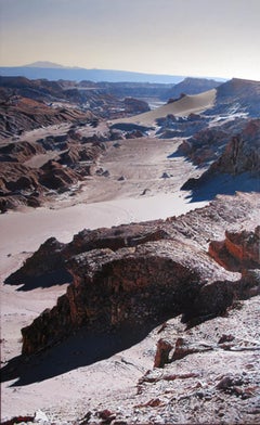 Photorealist desert painting, "Atacama Rocks & Sand"