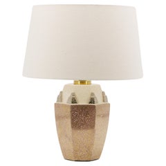 Charles HARVA French Art Deco Crackle Glaze Ceramic Lamp 1920 Charles HARVA French Art Deco Crackle Glaze Ceramic Lamp 1920