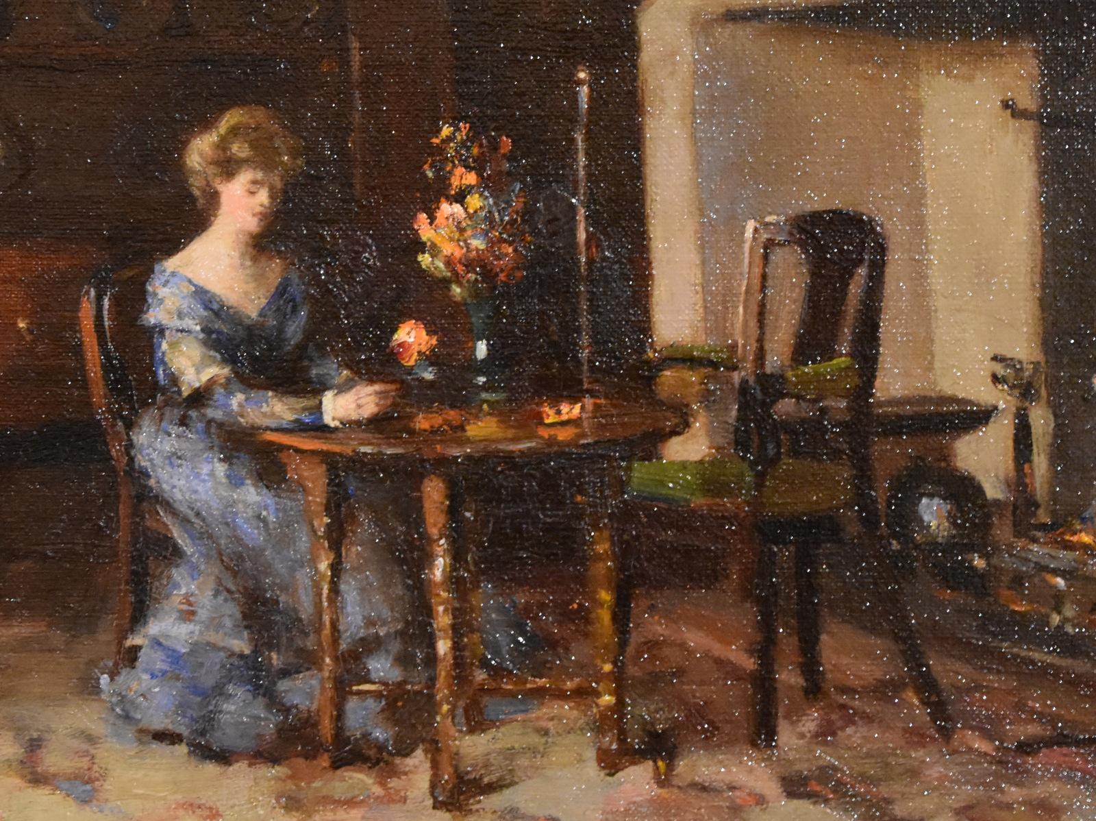 Ölgemälde von Charles Henry Burleigh 
