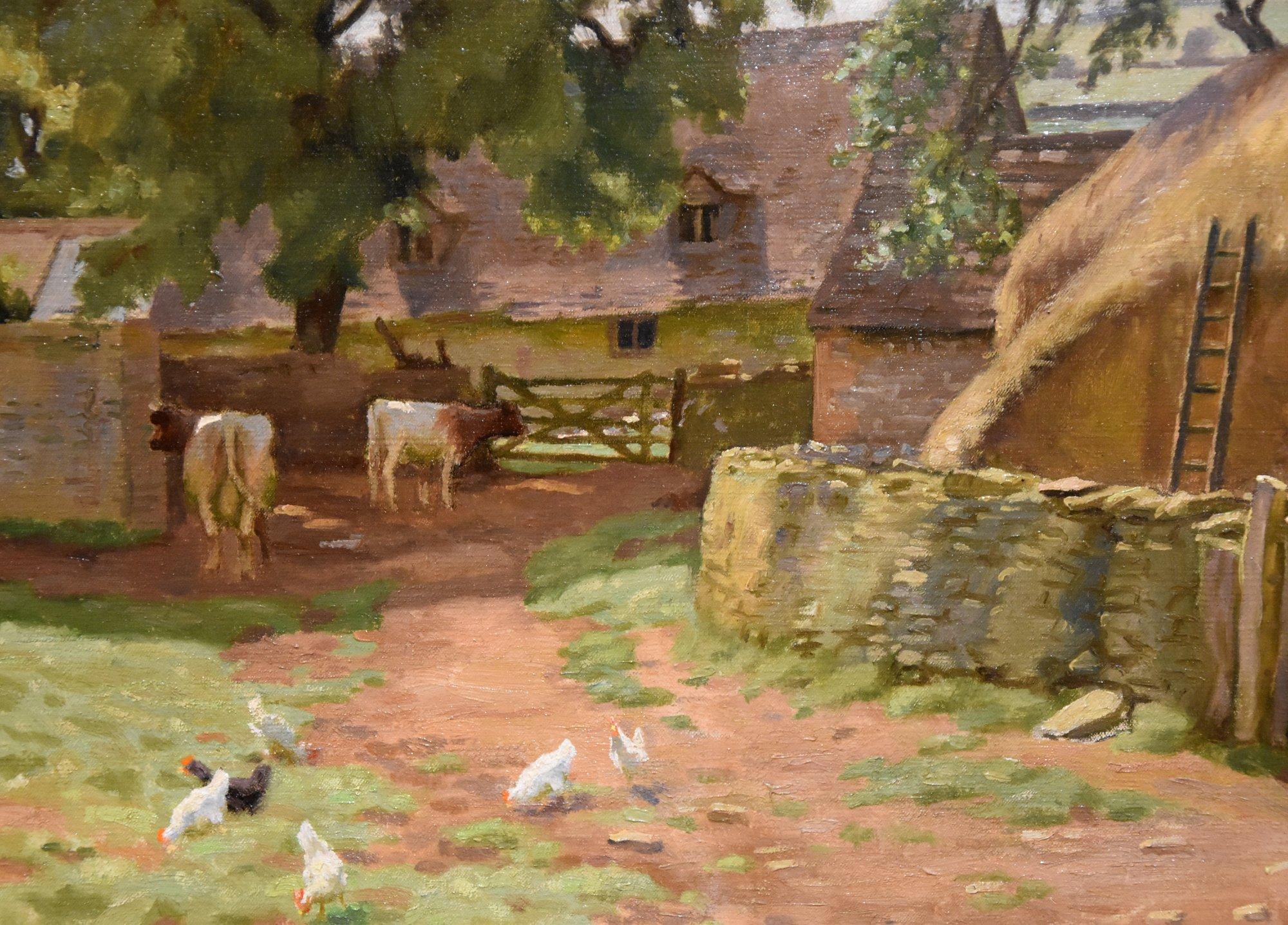 Ölgemälde von Charles Henry Burleigh „Die Farm“ im Angebot 3