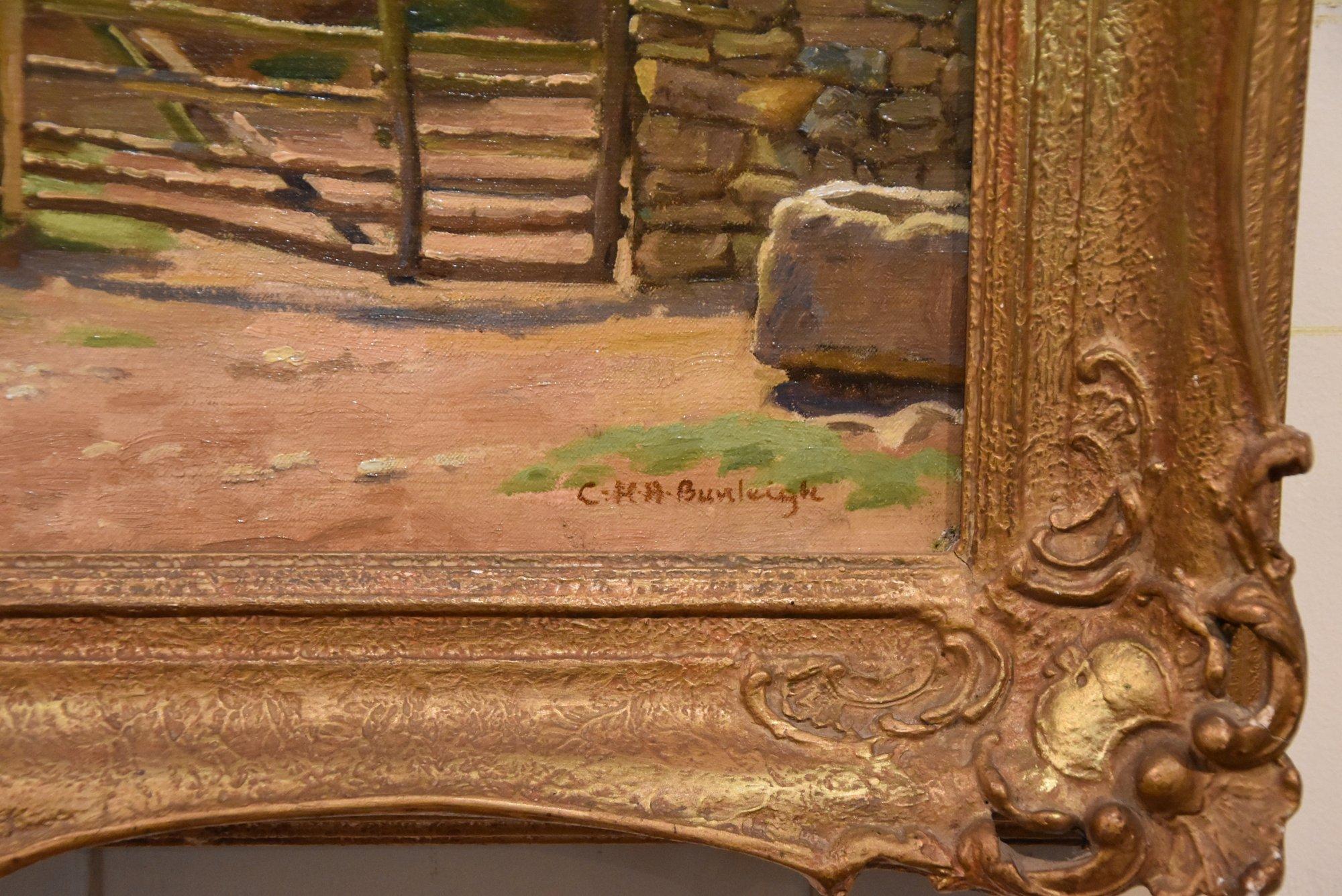 Pintura al óleo de Charles Henry Burleigh 