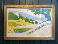 Country Byways, Original Artwork for Railway, 20th Century English