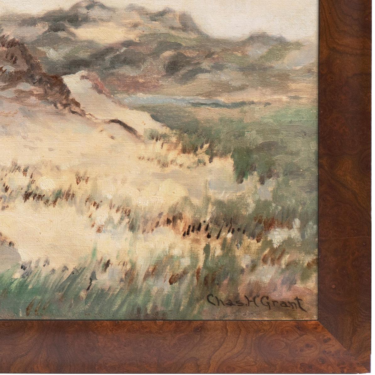 « Sand Dunes at Annisquam, Cape Ann », Massachusetts, Gloucester, Nouvelle-Angleterre, NAD - Impressionnisme américain Painting par Charles Henry Grant