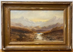Charles Henry Harmon "Peaceful Valley" Original Oil Painting c.1900
